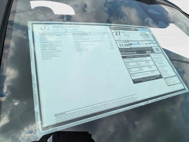 new 2026 Mercedes-Benz GLC 300 car, priced at $55,685