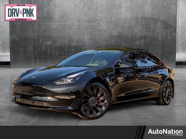 used 2023 Tesla Model 3 car, priced at $37,295