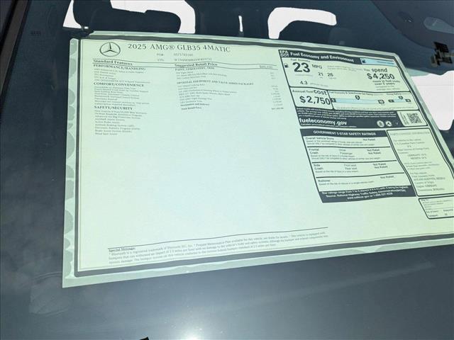 new 2025 Mercedes-Benz AMG GLB 35 car, priced at $67,305
