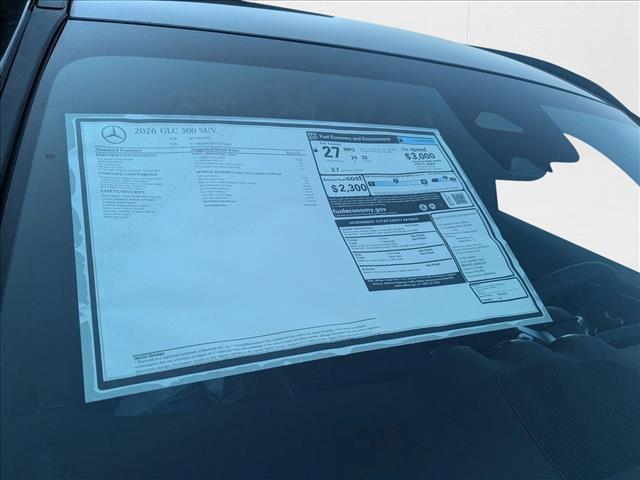 new 2026 Mercedes-Benz GLC 300 car, priced at $59,535