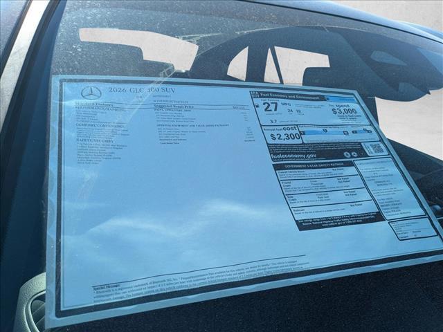 new 2026 Mercedes-Benz GLC 300 car, priced at $53,800