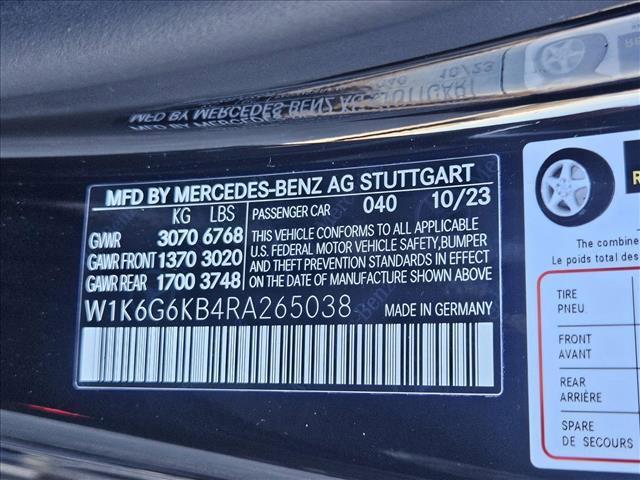 new 2024 Mercedes-Benz S-Class car, priced at $135,560