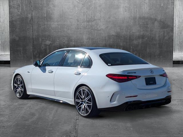 new 2025 Mercedes-Benz AMG C 43 car, priced at $74,775