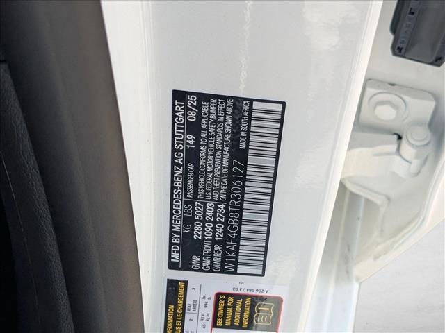 new 2026 Mercedes-Benz C-Class car, priced at $54,500