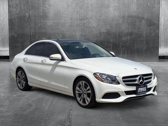 used 2017 Mercedes-Benz C-Class car, priced at $17,981