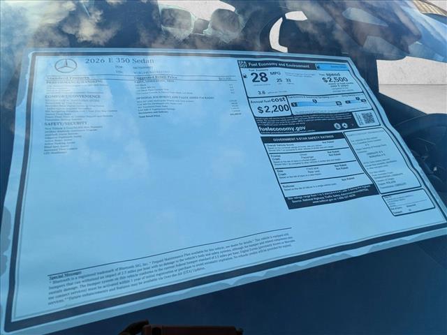 new 2026 Mercedes-Benz E-Class car, priced at $69,400