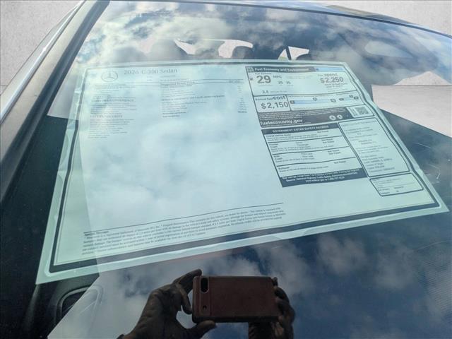 new 2026 Mercedes-Benz C-Class car, priced at $54,500