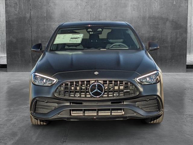 new 2025 Mercedes-Benz AMG C 43 car, priced at $79,685