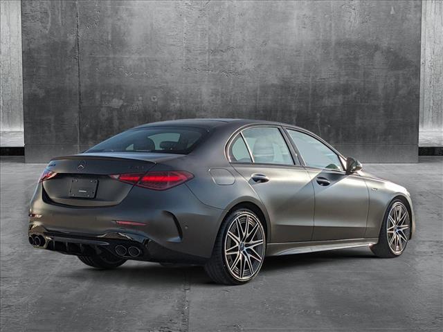 new 2025 Mercedes-Benz AMG C 43 car, priced at $79,685