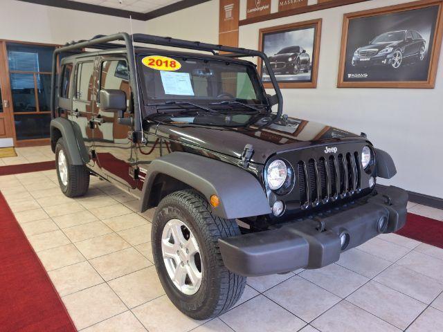 used 2018 Jeep Wrangler JK Unlimited car, priced at $20,000