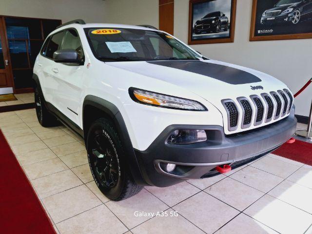 used 2018 Jeep Cherokee car, priced at $15,600