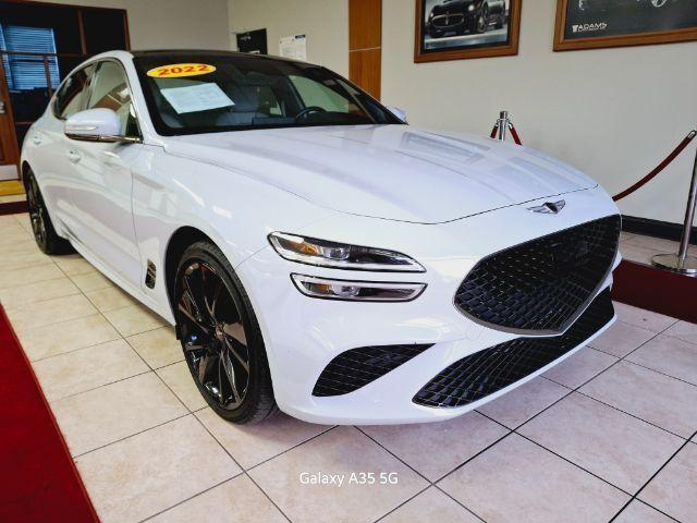 used 2022 Genesis G70 car, priced at $33,000