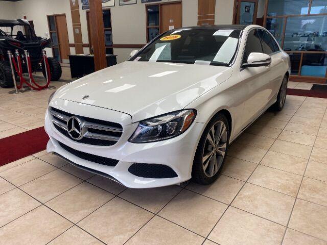 used 2018 Mercedes-Benz C-Class car, priced at $17,200