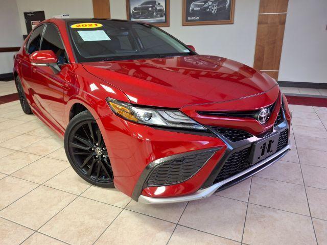 used 2021 Toyota Camry car, priced at $27,500