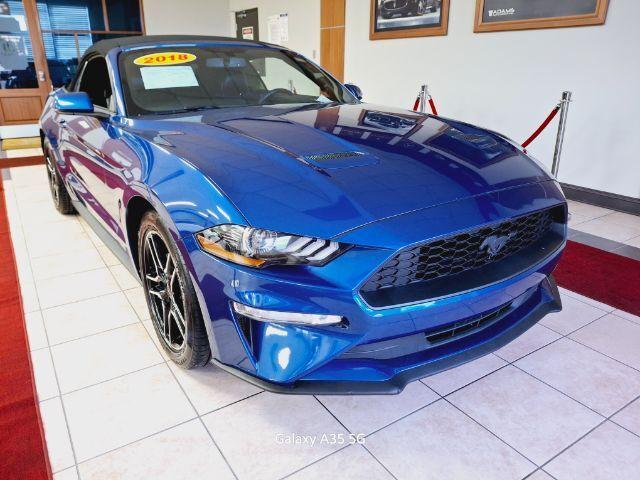 used 2018 Ford Mustang car, priced at $17,800