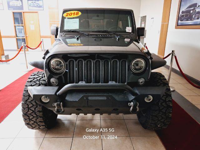 used 2018 Jeep Wrangler JK Unlimited car, priced at $19,200