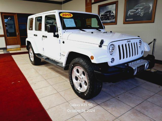 used 2015 Jeep Wrangler Unlimited car, priced at $23,600