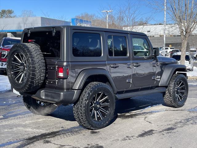 used 2020 Jeep Wrangler Unlimited car, priced at $22,500