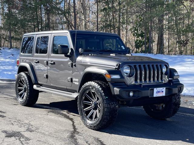 used 2020 Jeep Wrangler Unlimited car, priced at $22,500