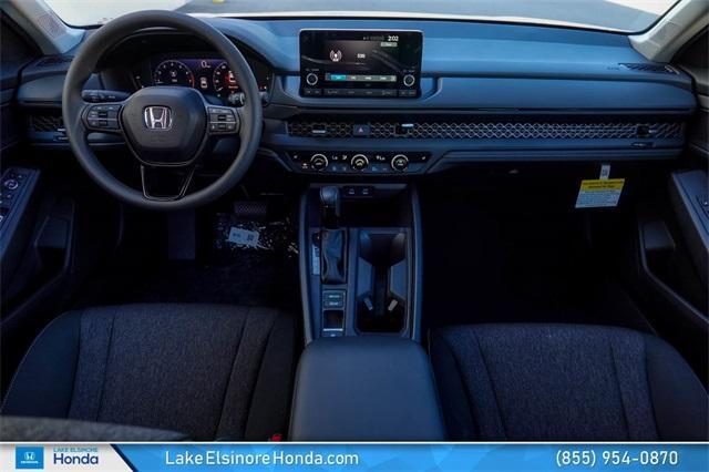 new 2025 Honda Accord car, priced at $31,655