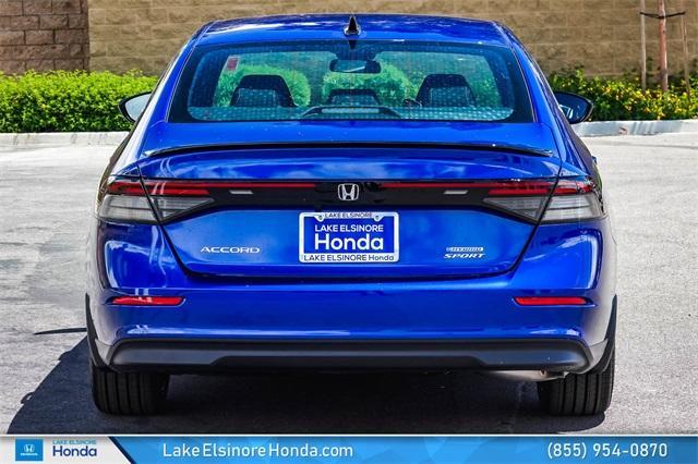 new 2024 Honda Accord Hybrid car, priced at $33,020