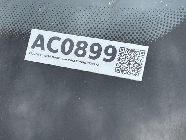 used 2022 Volvo XC90 car, priced at $34,875