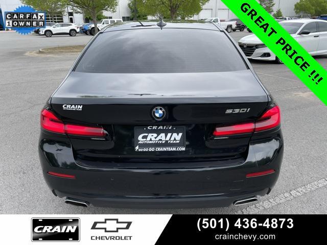 used 2022 BMW 530 car, priced at $30,989