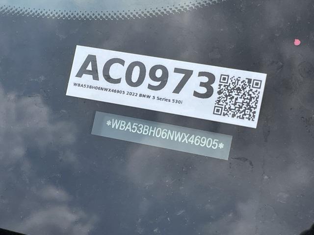 used 2022 BMW 530 car, priced at $32,827