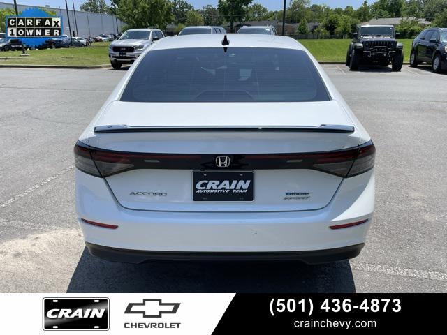 used 2024 Honda Accord Hybrid car, priced at $27,000
