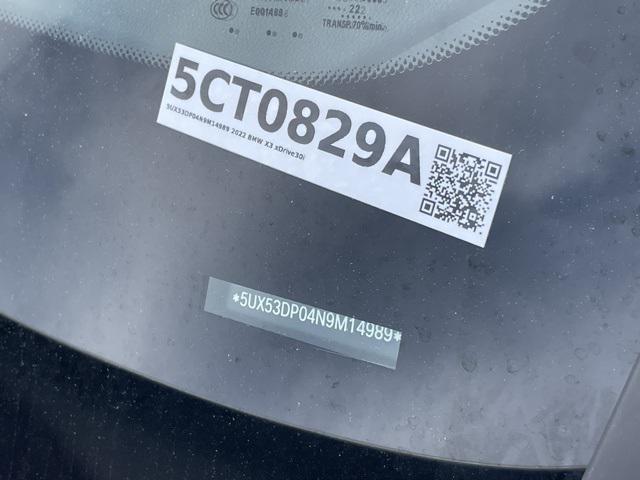 used 2022 BMW X3 car, priced at $32,225