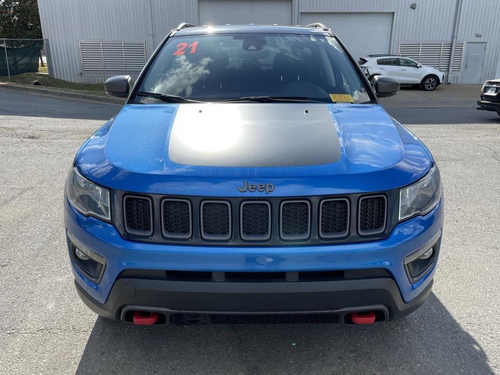 used 2021 Jeep Compass car, priced at $18,387