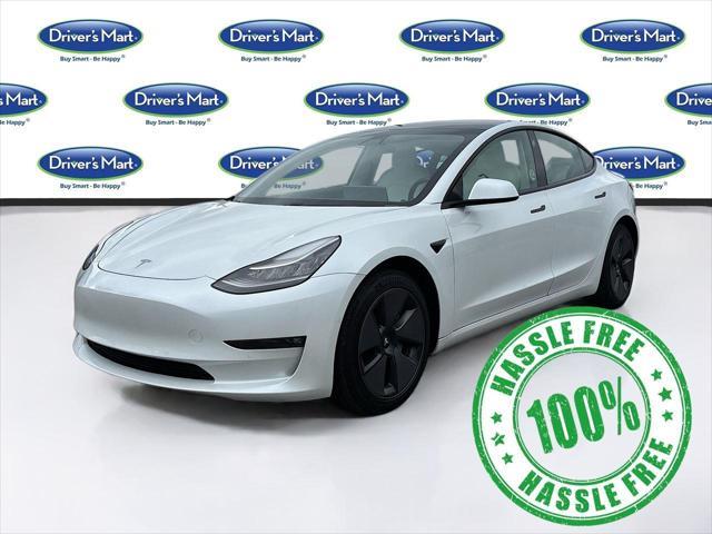 used 2021 Tesla Model 3 car, priced at $23,997