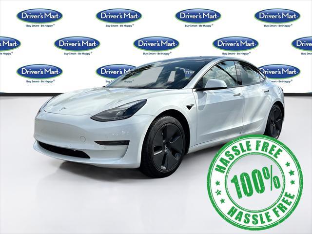 used 2021 Tesla Model 3 car, priced at $22,495