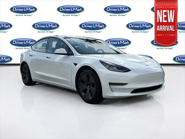 used 2021 Tesla Model 3 car, priced at $22,495