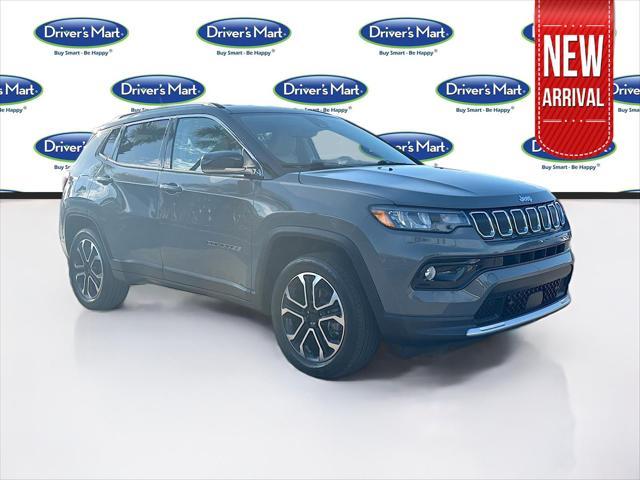 used 2022 Jeep Compass car, priced at $21,997