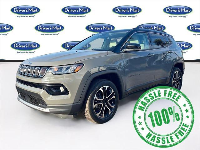 used 2022 Jeep Compass car, priced at $21,997