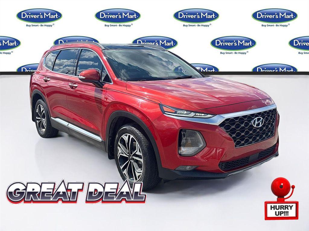 used 2020 Hyundai Santa Fe car, priced at $18,997