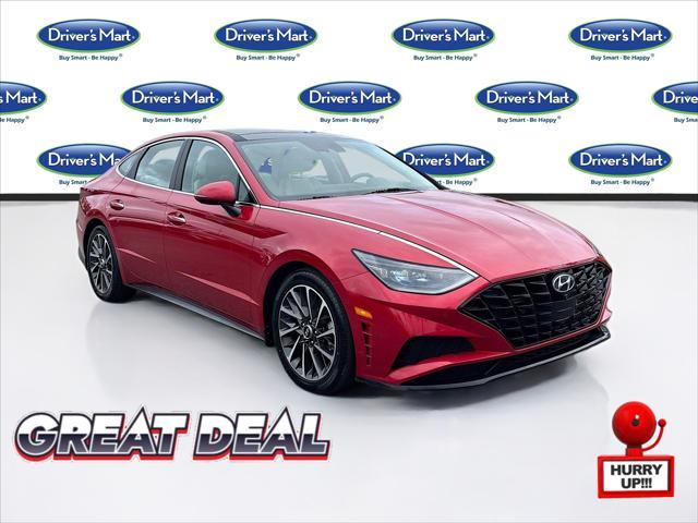 used 2021 Hyundai Sonata car, priced at $19,495