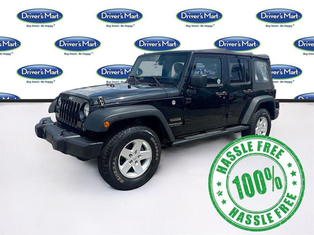 used 2017 Jeep Wrangler Unlimited car, priced at $17,595
