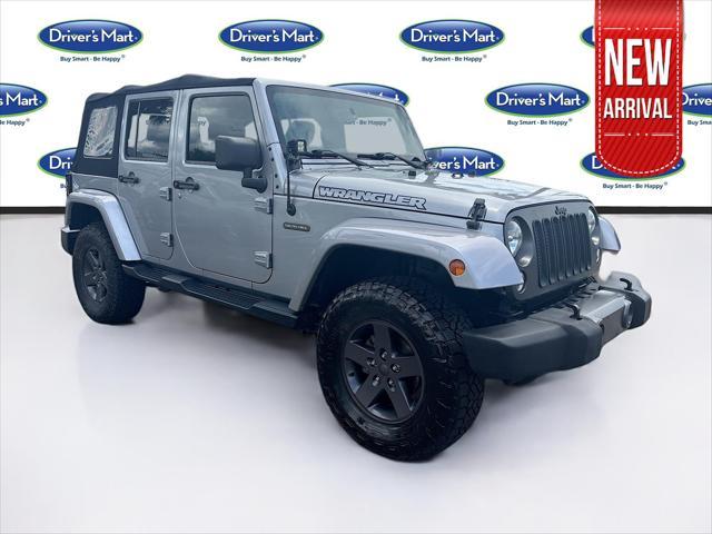used 2016 Jeep Wrangler Unlimited car, priced at $19,997
