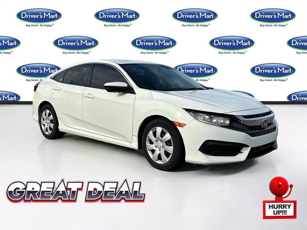 used 2016 Honda Civic car, priced at $9,999