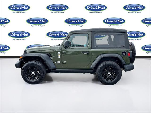 used 2021 Jeep Wrangler car, priced at $24,997