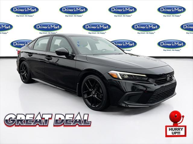 used 2022 Honda Civic car, priced at $19,497