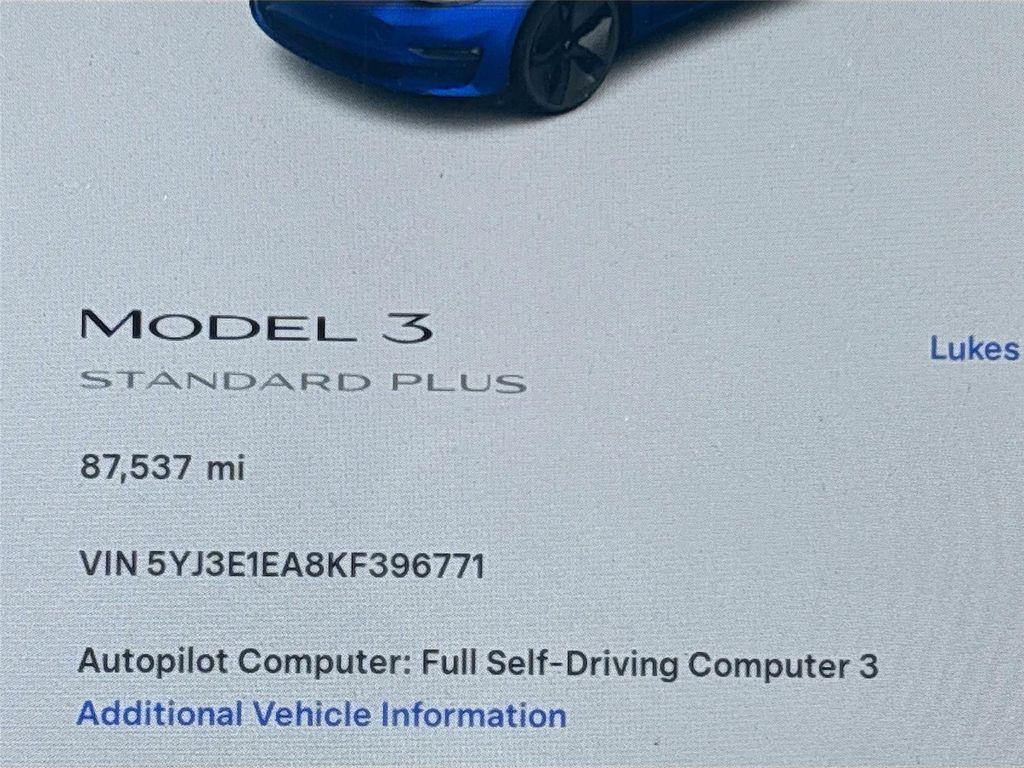 used 2019 Tesla Model 3 car, priced at $15,997