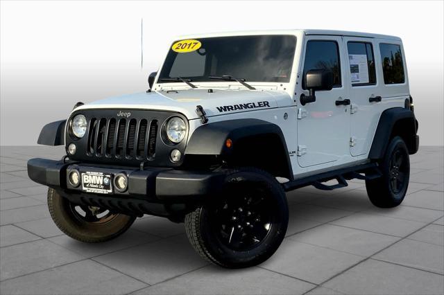 used 2017 Jeep Wrangler car, priced at $21,024