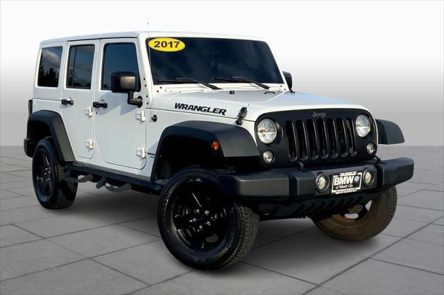 used 2017 Jeep Wrangler car, priced at $21,024