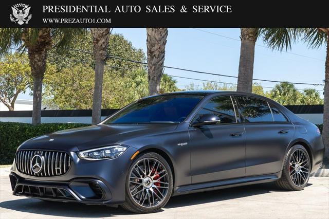 used 2024 Mercedes-Benz AMG S 63 E car, priced at $177,995