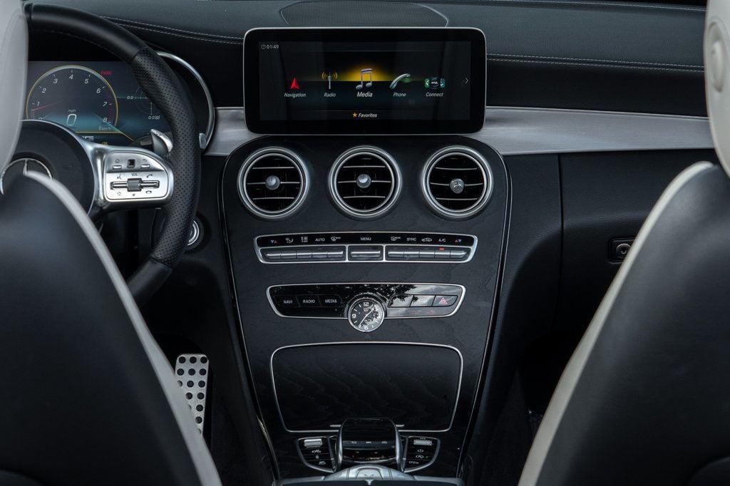used 2021 Mercedes-Benz AMG C 43 car, priced at $44,995