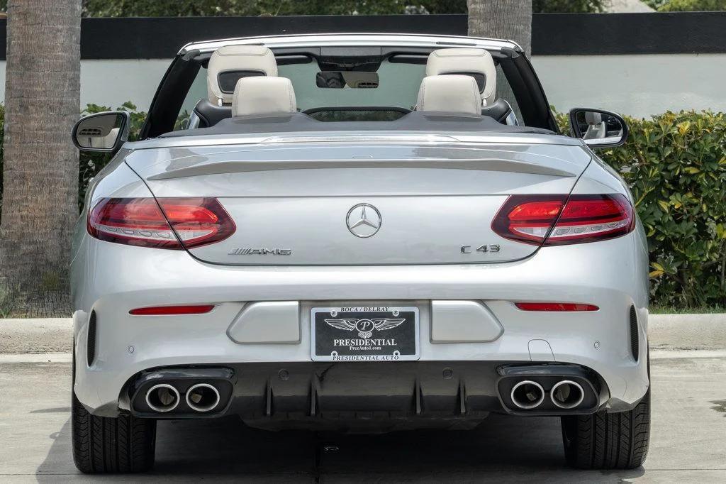 used 2021 Mercedes-Benz AMG C 43 car, priced at $44,995