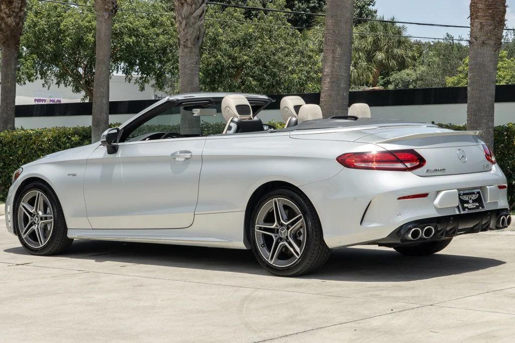 used 2021 Mercedes-Benz AMG C 43 car, priced at $44,995